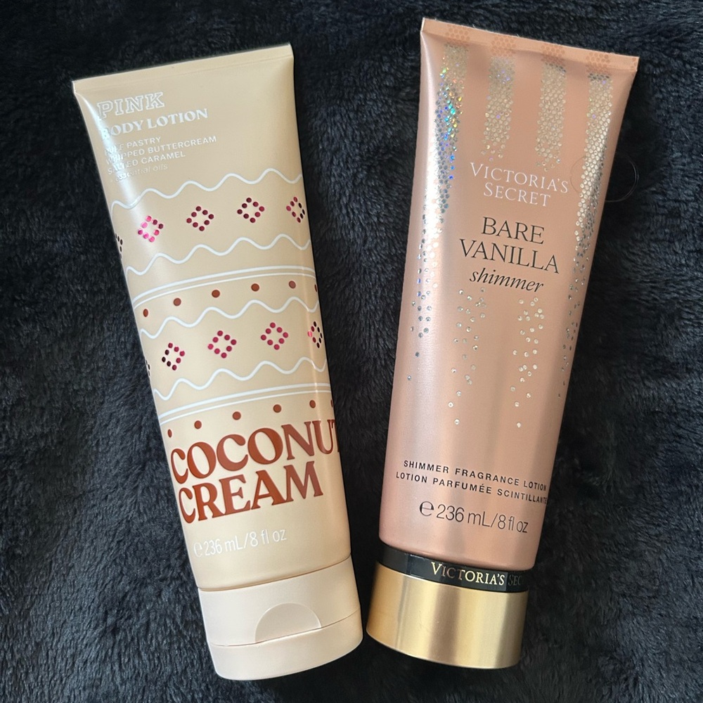 Victoria’s Secret pink lotions